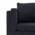 Szczegółowe zdjęcie nr 6 produktu Przestronna sofa narożna Selwa - ciemoszara