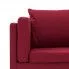 Szczegółowe zdjęcie nr 4 produktu Przestronna sofa narożna Selwa - czerwona