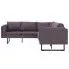 Szczegółowe zdjęcie nr 5 produktu Przestronna sofa narożna Selwa - taupe