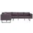 Szczegółowe zdjęcie nr 6 produktu Przestronna sofa narożna Selwa - taupe