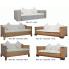 Szczegółowe zdjęcie nr 10 produktu Sofa Otma 3C trzyosobowa - szara