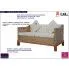Szczegółowe zdjęcie nr 4 produktu Sofa Otma 2B dwusobowa - naturalny rattan