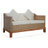 Szczegółowe zdjęcie nr 7 produktu Sofa Otma 2B dwusobowa - naturalny rattan