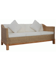 Sofa trzyosobowa Otma 3B - naturalny rattan w sklepie aosom.live