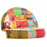 Zdjęcie produktu Materiałowa sofa Lekma - patchwork.