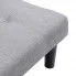 Szczegółowe zdjęcie nr 4 produktu Sofa rozkładana Vortex - jasnoszara