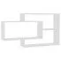 Zestaw białych półek ściennych - Keira
