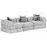 Szczegółowe zdjęcie nr 8 produktu Trzyosobowa szara sofa modułowa - Montanex 5D