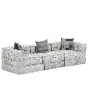 Trzyosobowa szara sofa modułowa - Montanex 5D w sklepie aosom.live
