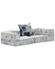 Dwuosobowa szara sofa modułowa - Montanex D1 w sklepie aosom.live
