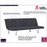 Fotografia Tapicerowana sofa Vanger 2X – ciemnoszara z kategorii Kanapy i sofy