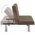 Szczegółowe zdjęcie nr 7 produktu Sofa minimalistyczna Vanger 2X – brązowa