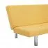 Szczegółowe zdjęcie nr 9 produktu Sofa tapicerowana Vanger 2X – żółta