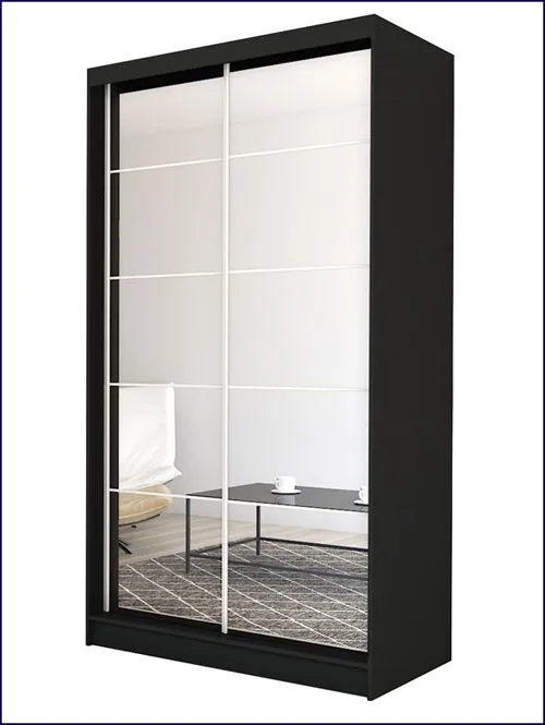 Szafa przesuwna Canat 3X 150 czarna