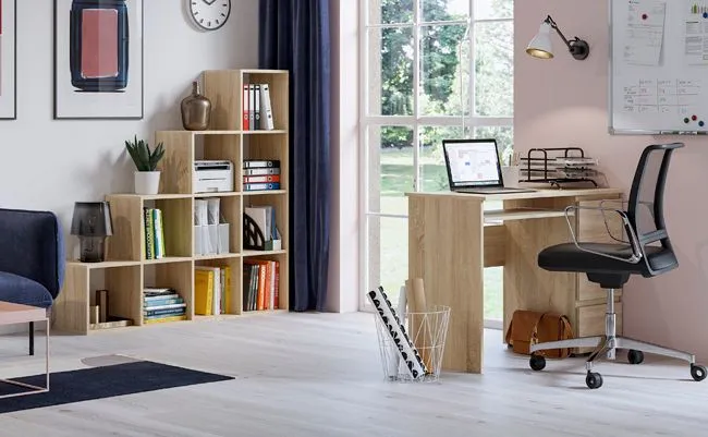 Piękne biurko Pawka - dąb sonoma