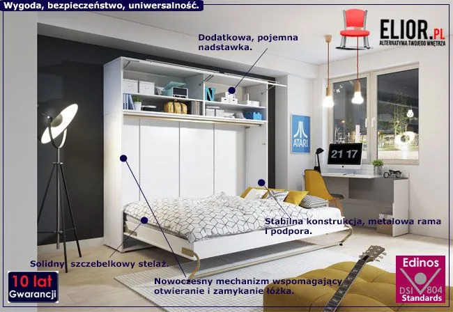 Produkt Półkotapczan Alwela 4X biały połysk - 3 rozmiary