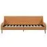 Szczegółowe zdjęcie nr 6 produktu Pomarańczowa sofa z materacem - Wollio