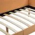 Szczegółowe zdjęcie nr 9 produktu Pomarańczowa sofa z materacem - Wollio