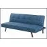 Zdjęcie niebieska rozkładana sofa Trami | aosom.live