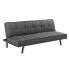 Zdjęcie produktu Pikowana sofa rozkładana Trami - popielata.