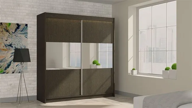 Produkt Szafa przesuwna Diki - wenge lustro - zdjęcie numer 2