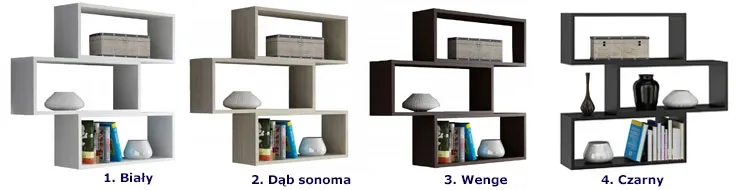 Produkt Wisząca półka modułowa Wild - dąb sonoma - zdjęcie numer 2