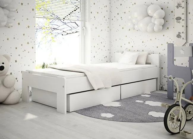 Produkt Łóżko z szufladami Ottav 120x200 - 7 kolorów - zdjęcie numer 2