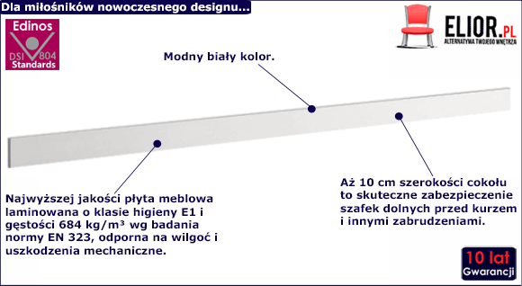 Cokół Vokres 41X - biały.