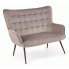 Zdjęcie produktu Sofa industrialna Adis 4X - popiel.