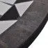 Szczegółowe zdjęcie nr 6 produktu Czarno-biały ceramiczny okrągły stolik na taras - Osmo