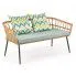 Rattanowa sofa ogrodowa Tarkin 3X-wielobarwna