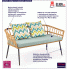 Zdjęcie sofa ogrodowa Tarkin 3X | aosom.live