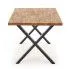 Szczegółowe zdjęcie nr 5 produktu Loftowy stół do salonu Simox 3X 120 XL -dąb