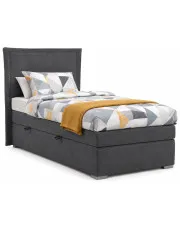 Jednoosobowe łóżko boxspring Anders 90x200 - 32 kolory w sklepie aosom.live