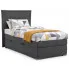 Zdjęcie produktu Jednoosobowe łóżko boxspring Anders 90x200 - 32 kolory.