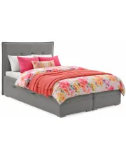Łóżko typu boxspring Kawor 140x200 - 32 kolory w sklepie aosom.live
