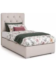 Pojedyncze łóżko boxspring Soner 90x200 - 32 kolory w sklepie aosom.live
