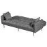 Szczegółowe zdjęcie nr 4 produktu Sofa pikowana rozkładana Ervin - popiel