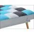 Zdjęcie skandynawska sofa dwuosobowa z funkcją spania Vonka | aosom.live