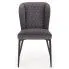 Zdjęcie popielate pikowane krzesło do jadalni Evora | aosom.live