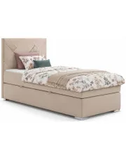 Pojedyncze łóżko boxspring Murowis 90x200 - 32 kolory w sklepie aosom.live