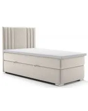 Pojedyncze łóżko boxspring Puerto 80x200 - 32 kolory w sklepie aosom.live