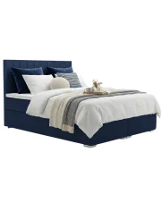 Łóżko małżeńskie boxspring Cahir 160x200 - 32 kolory w sklepie aosom.live