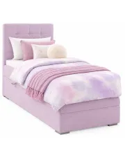 Pojedyncze łóżko boxspring Reid 80x200 - 32 kolory w sklepie aosom.live