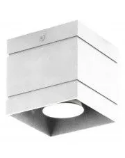 Minimalistyczny plafon metalowy E164-Edix - biały w sklepie aosom.live