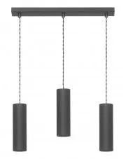 Halogenowa lampa wisząca E366-Nineta - czarny w sklepie aosom.live