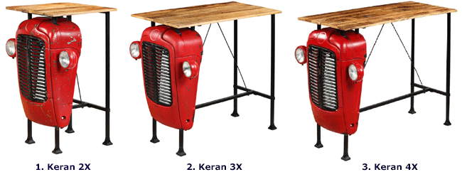 Produkt Stolik barowy traktor 60 x 60 cm – Raxo 2X - zdjęcie numer 2