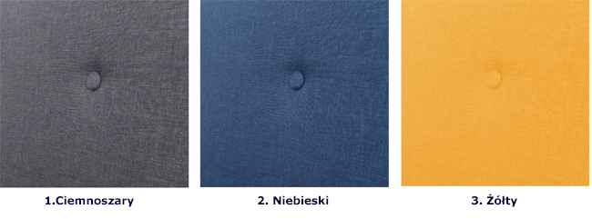 Produkt Żółty 3-częściowy zestaw do salonu – Aranox - zdjęcie numer 2