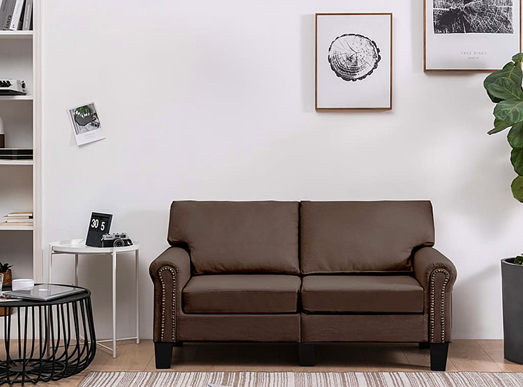Dwuosobowa brązowa sofa Dionas 2X