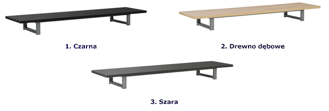 Produkt Brązowa półka ścienna pod umywalkę - Tofa 5X - zdjęcie numer 2